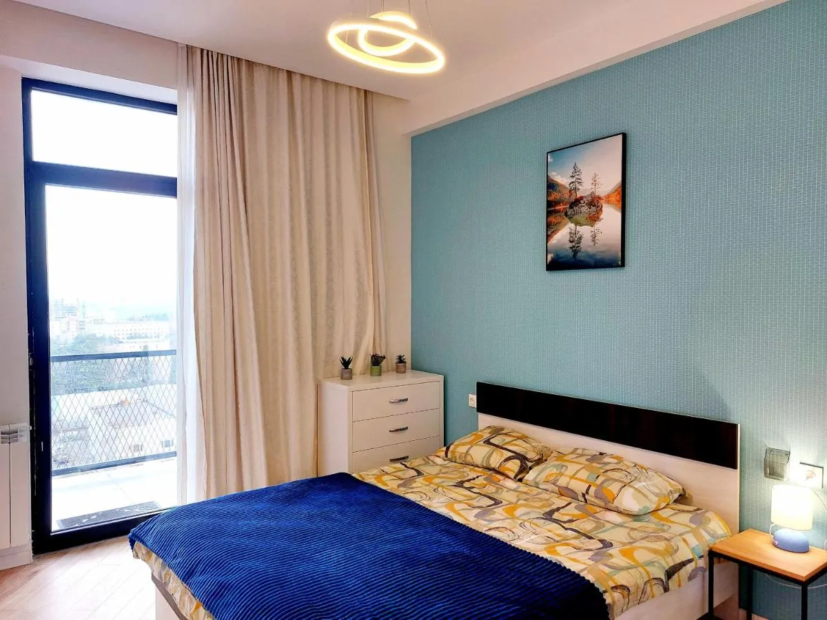 Image 2 of Cozy 1BR Apt near Metro Station on Saburtalo.