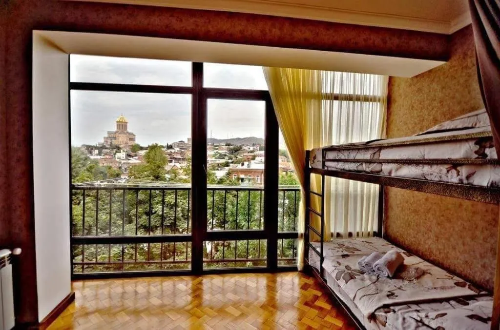Image 3 of Gaba’s apartment with an old tbilisi view