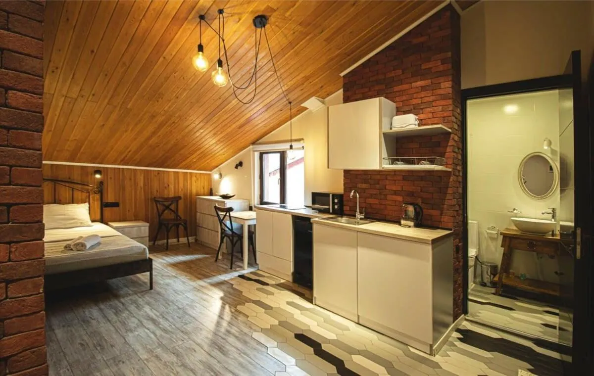 Image 2 of Studio in Old Tbilisi wwooden ceiling
