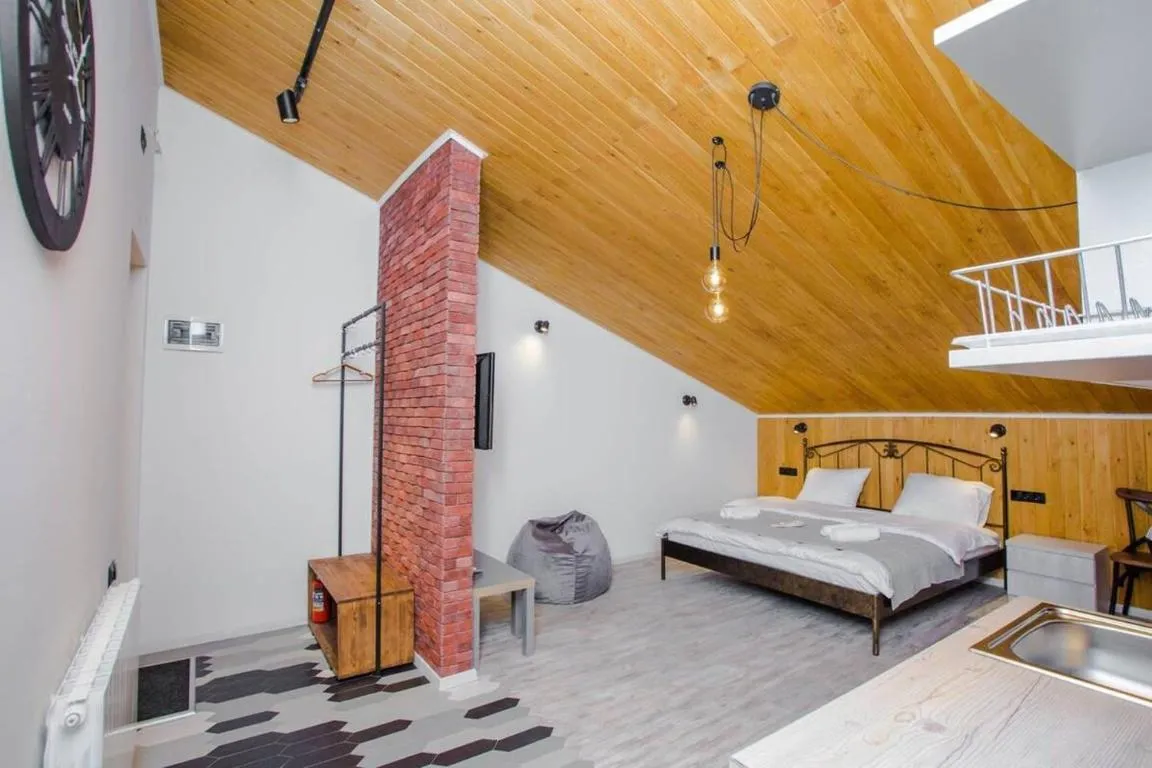 Image of Studio in Old Tbilisi wwooden ceiling