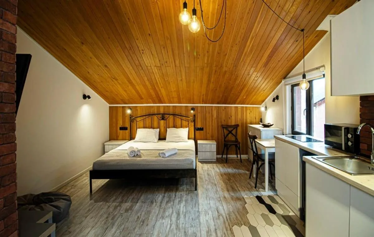 Image 1 of Studio in Old Tbilisi wwooden ceiling