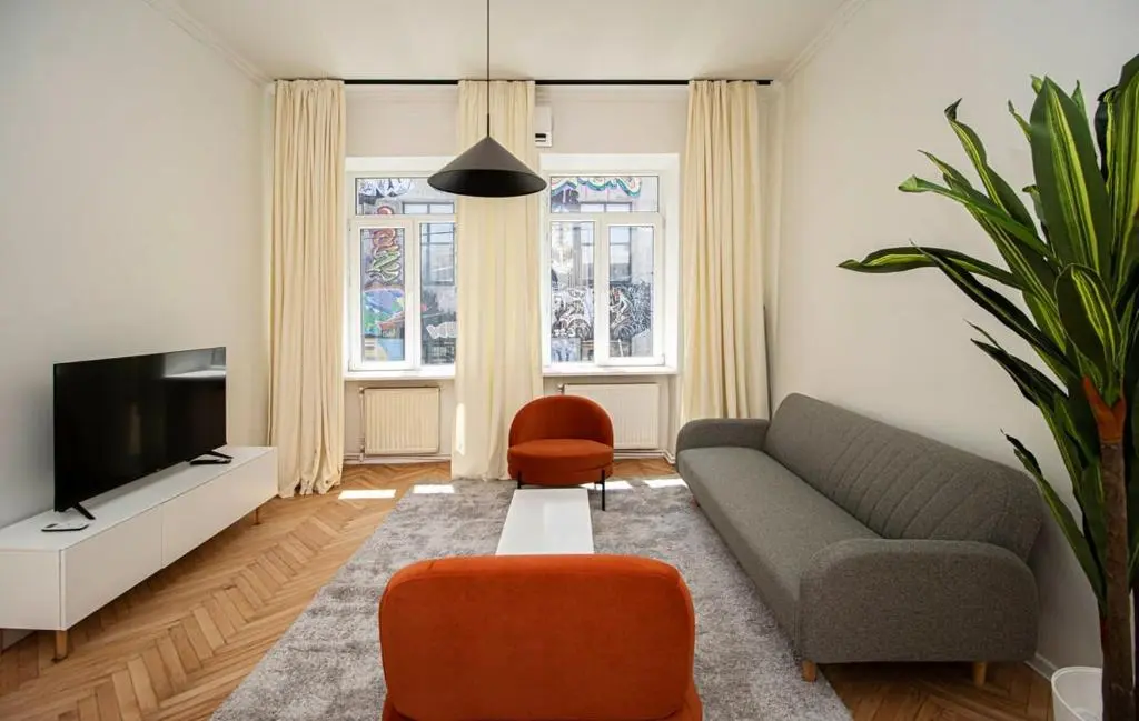 Image of Chic 3BR Apt Near Fabrika – By Wehost