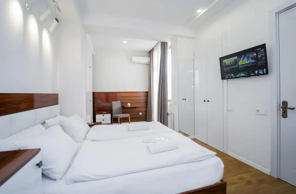Image of Hotel type room with mini kitchen and balcony on Melikishvili, city center
